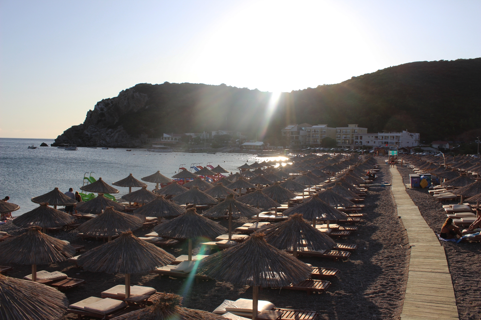 Plaža pri zalasku